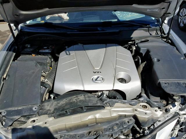 JTHBE262062000963 - 2006 LEXUS IS 350 SILVER photo 7