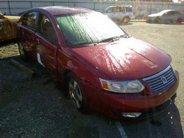1G8AL58B27Z137102 - 2007 SATURN ION LEVEL RED photo 1