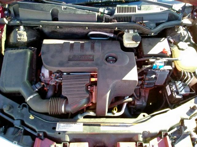 1G8AL58B27Z137102 - 2007 SATURN ION LEVEL RED photo 7