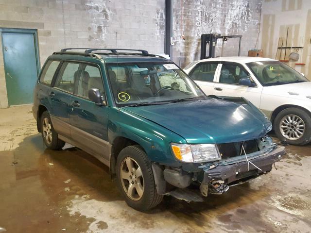 JF1SF6552WH775124 - 1998 SUBARU FORESTER S GREEN photo 1