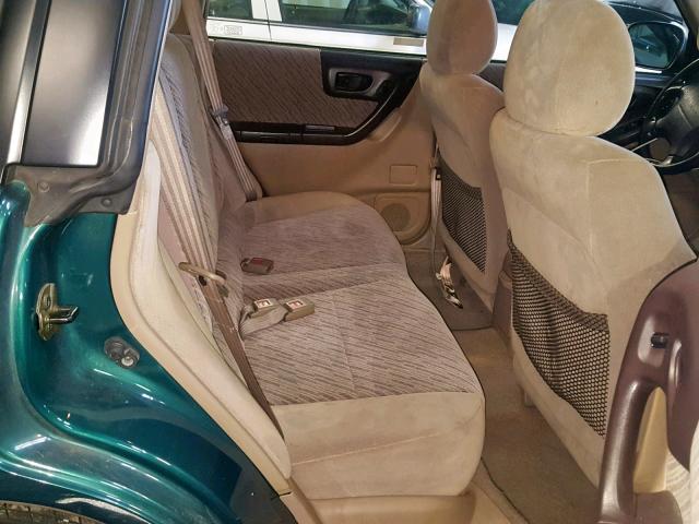 JF1SF6552WH775124 - 1998 SUBARU FORESTER S GREEN photo 6