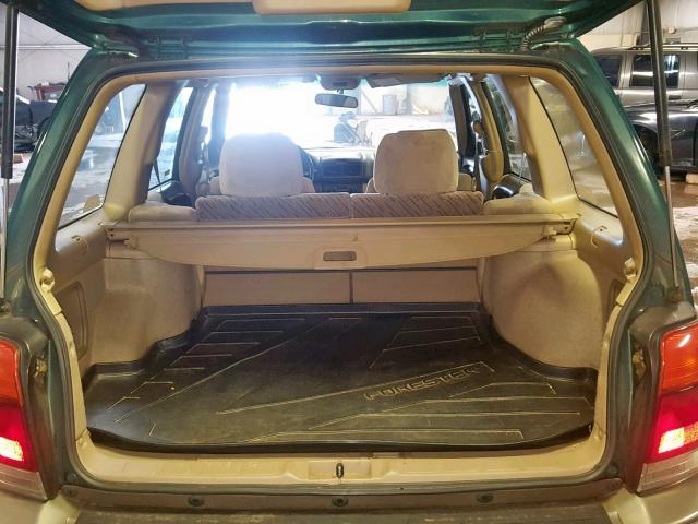 JF1SF6552WH775124 - 1998 SUBARU FORESTER S GREEN photo 9