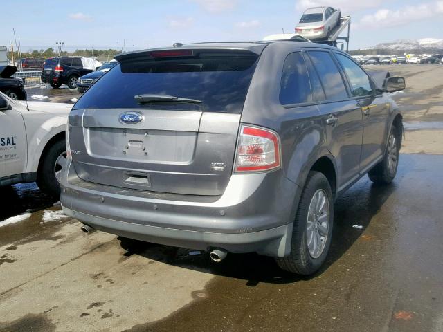 2FMDK4JC1ABA03643 - 2010 FORD EDGE SEL GRAY photo 4