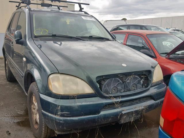 4JGAB54EXYA212293 - 2000 MERCEDES-BENZ ML 320 GREEN photo 1