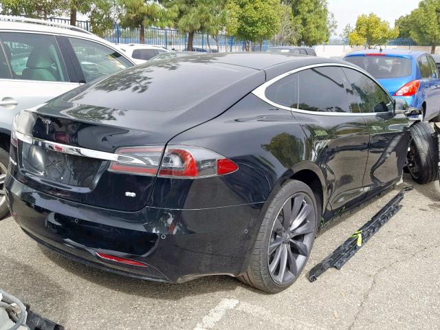 5YJSA1E17GF171420 - 2016 TESLA MODEL S Սև լուսանկար 4