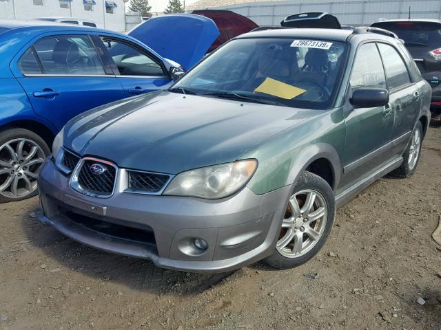 JF1GG68606G808411 - 2006 SUBARU IMPREZA OU GREEN photo 2