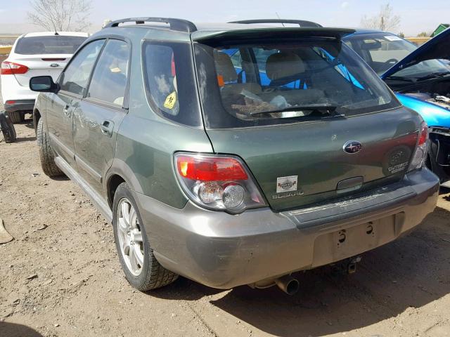 JF1GG68606G808411 - 2006 SUBARU IMPREZA OU GREEN photo 3