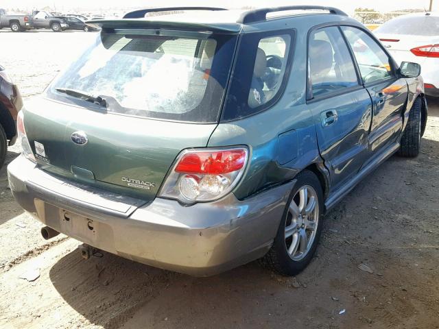 JF1GG68606G808411 - 2006 SUBARU IMPREZA OU GREEN photo 4