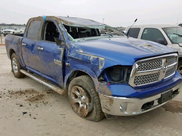 1C6RR7NT0HS780873 - 2017 RAM 1500 LARAM BLUE photo 9