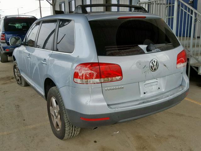 WVGZG77L85D039958 - 2005 VOLKSWAGEN TOUAREG 3. BLUE photo 3