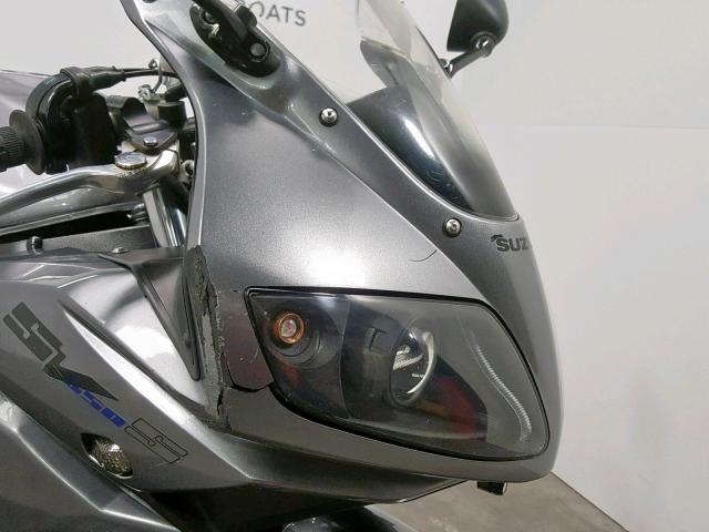 JS1VP53A092101120 - 2009 SUZUKI SV650 SILVER photo 9