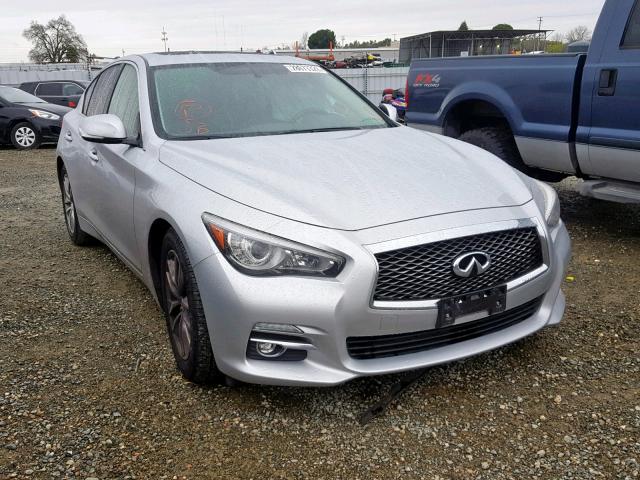 JN1BV7AP9EM687481 - 2014 INFINITI Q50 BASE SILVER photo 1