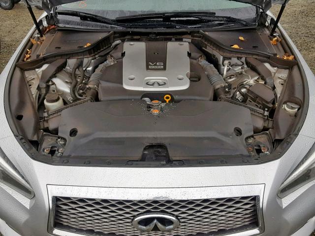 JN1BV7AP9EM687481 - 2014 INFINITI Q50 BASE SILVER photo 7