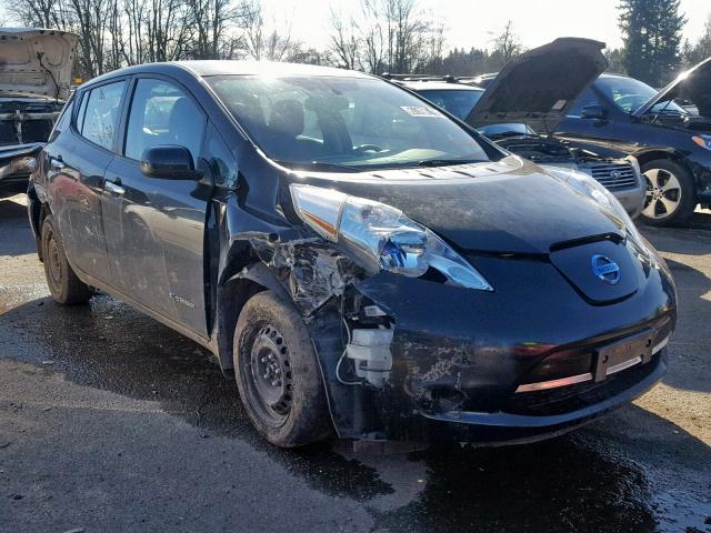 1N4AZ0CP8DC411871 - 2013 NISSAN LEAF S BLACK photo 1