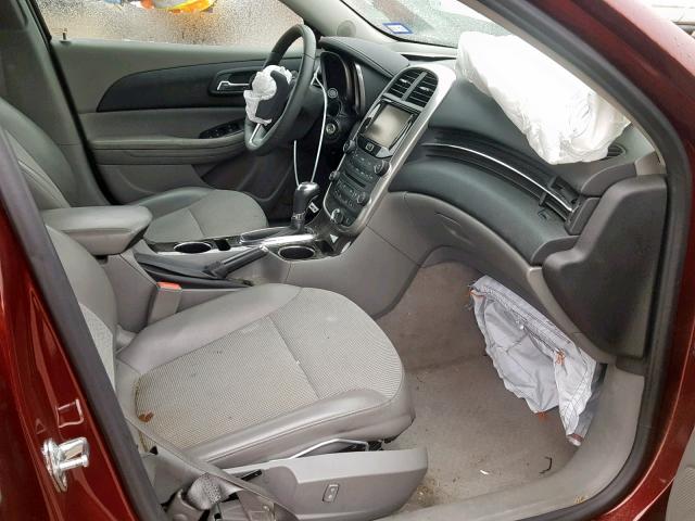 1G11C5SL5FF290427 - 2015 CHEVROLET MALIBU 1LT მუქწითელი ფოტო 5