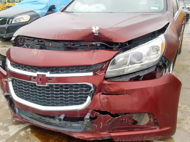 1G11C5SL5FF290427 - 2015 CHEVROLET MALIBU 1LT მუქწითელი ფოტო 9