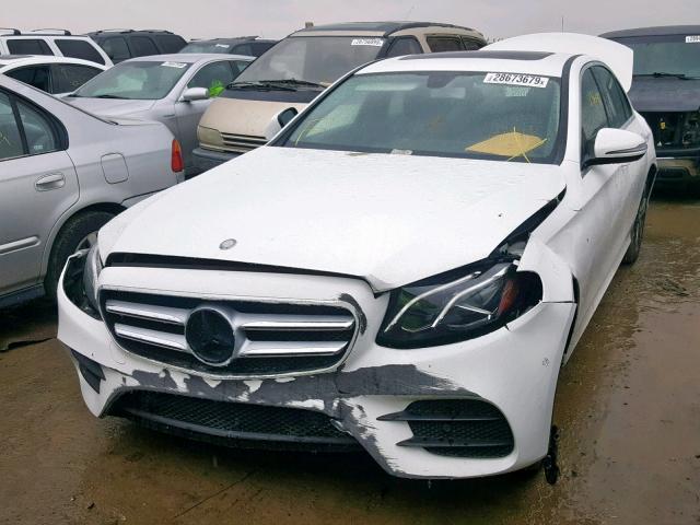 WDDZF4JB5HA053317 - 2017 MERCEDES-BENZ E 300 WHITE photo 2