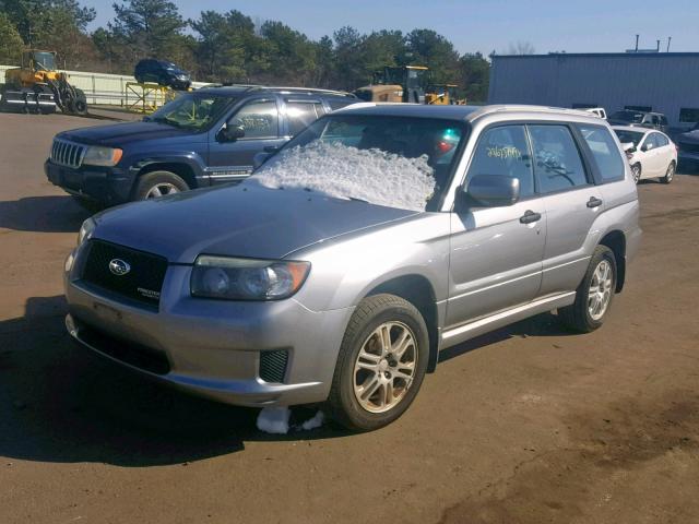 JF1SG66658H732095 - 2008 SUBARU FORESTER S GRAY photo 2