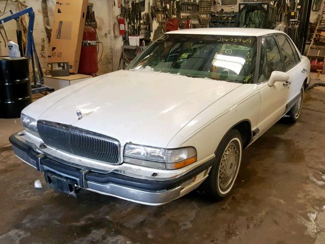 1G4CW53L7M1703864 - 1991 BUICK PARK AVENU WHITE photo 2