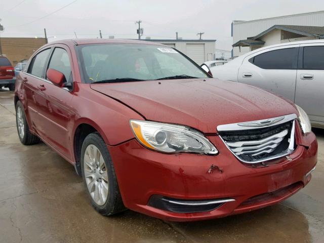 1C3BC4FB6BN550684 - 2011 CHRYSLER 200 LX BURGUNDY photo 1