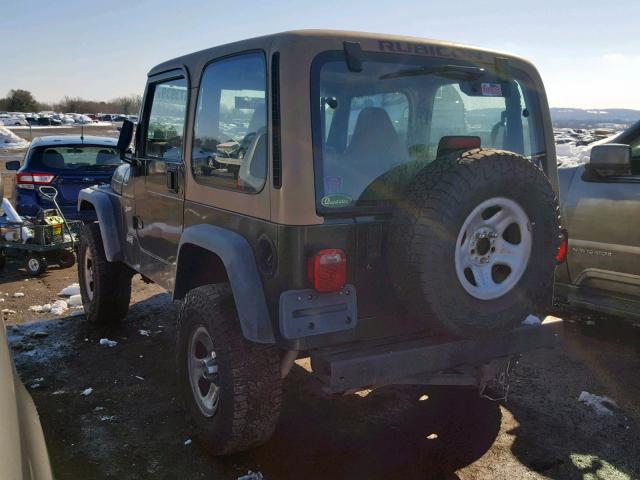 1J4FY19S0VP540499 - 1997 JEEP WRANGLER / GREEN photo 3