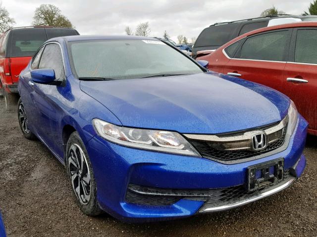 1HGCT1A34GA009129 - 2016 HONDA ACCORD LX- BLUE photo 1