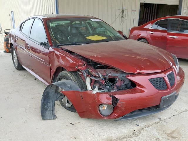 2G2WP552281152332 - 2008 PONTIAC GRAND PRIX RED photo 1