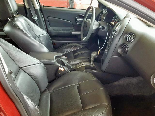 2G2WP552281152332 - 2008 PONTIAC GRAND PRIX RED photo 5