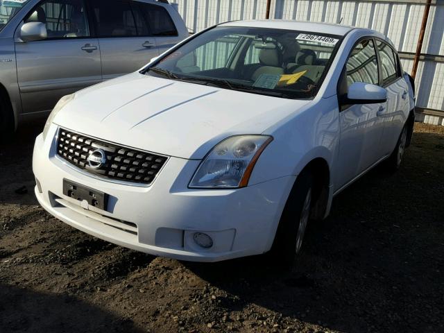 3N1AB61EX8L716644 - 2008 NISSAN SENTRA 2.0 WHITE photo 2