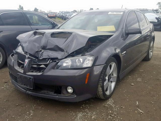 6G2EC57Y79L202892 - 2009 PONTIAC G8 GT GRAY photo 2