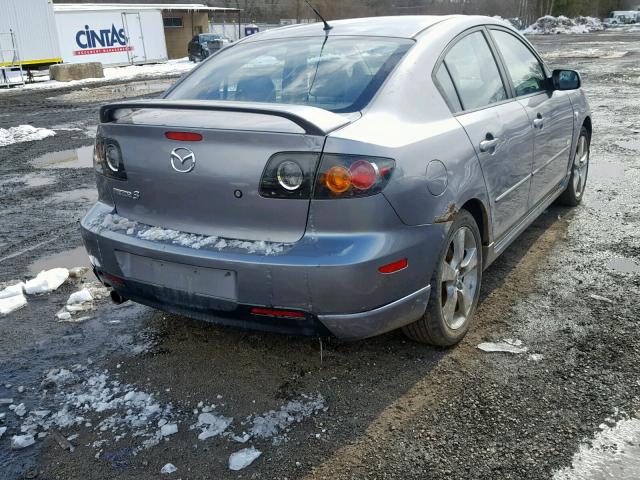 JM1BK324561407416 - 2006 MAZDA 3 S CHARCOAL photo 4