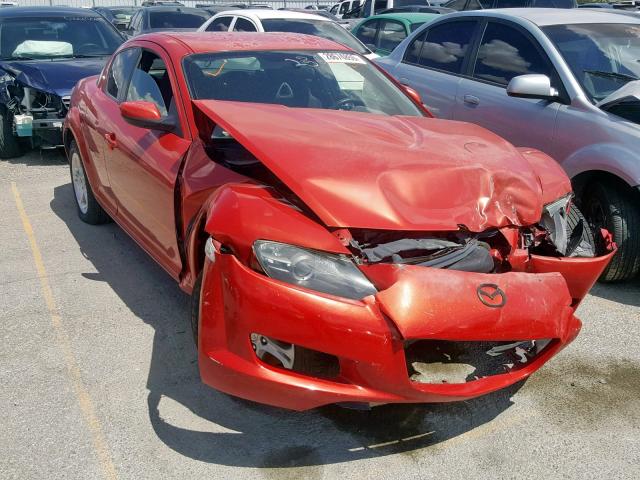 JM1FE17N140130202 - 2004 MAZDA RX8 RED photo 1