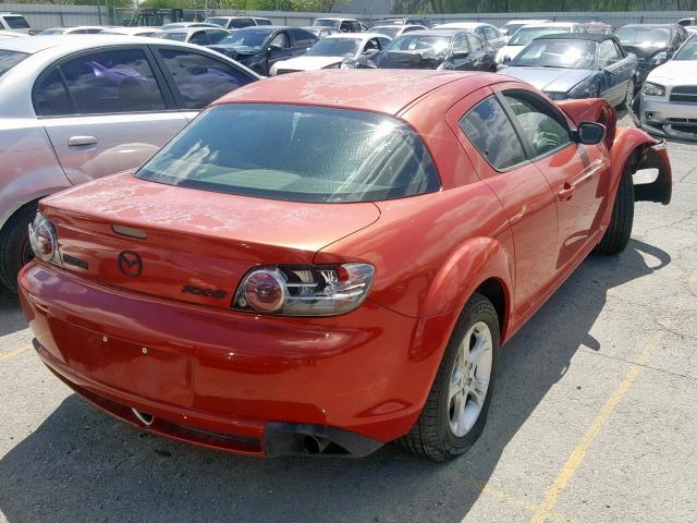 JM1FE17N140130202 - 2004 MAZDA RX8 RED photo 4