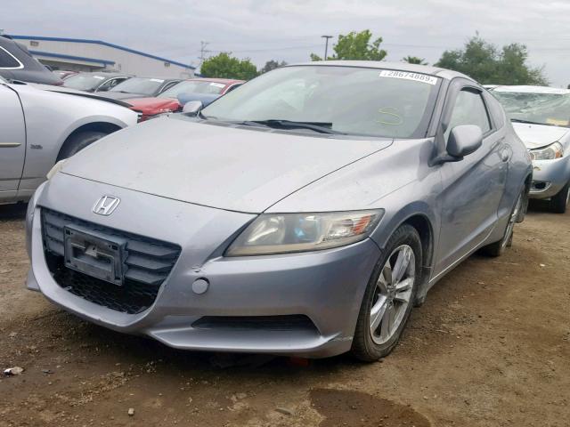 JHMZF1C42BS004034 - 2011 HONDA CR-Z GRAY photo 2