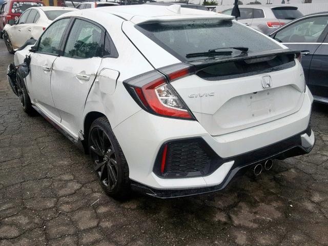 SHHFK7H41JU413812 - 2018 HONDA CIVIC SPOR WHITE photo 3