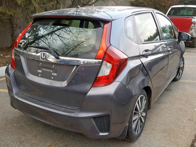 JHMGK5H76GS016224 - 2016 HONDA FIT EX GRAY photo 4