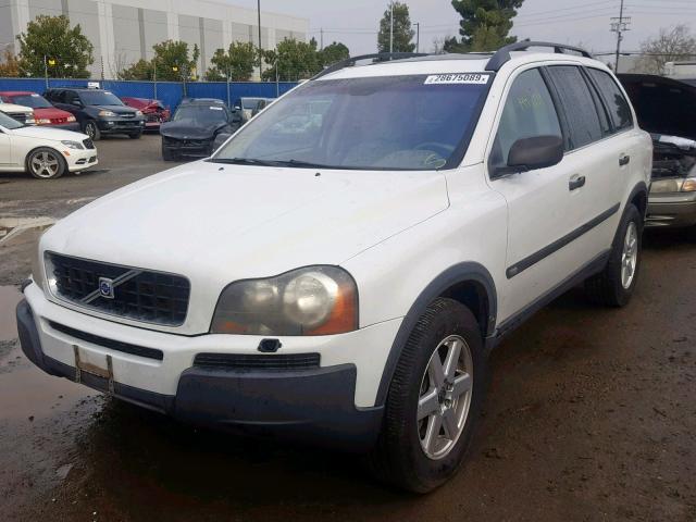 YV4CZ592761224855 - 2006 VOLVO XC90 WHITE photo 2