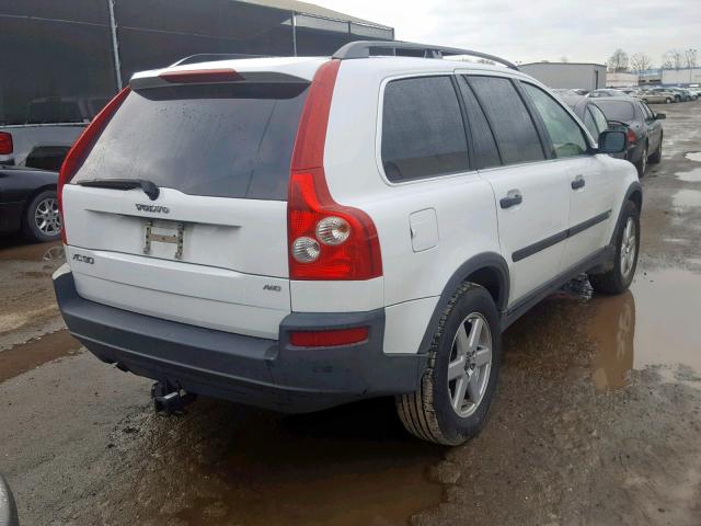 YV4CZ592761224855 - 2006 VOLVO XC90 WHITE photo 4