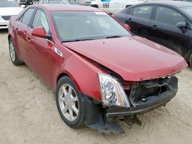 1G6DV57V280201074 - 2008 CADILLAC CTS HI FEA MAROON photo 1