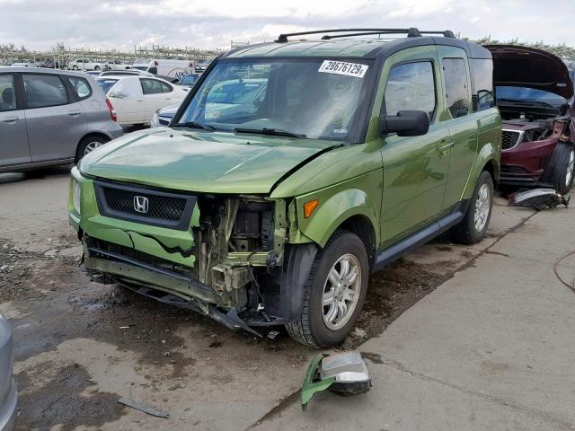 5J6YH28786L010723 - 2006 HONDA ELEMENT EX GREEN photo 2