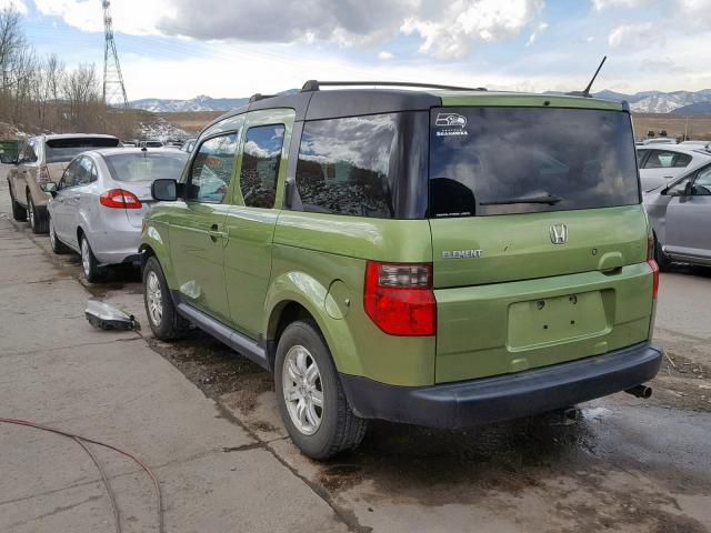 5J6YH28786L010723 - 2006 HONDA ELEMENT EX GREEN photo 3