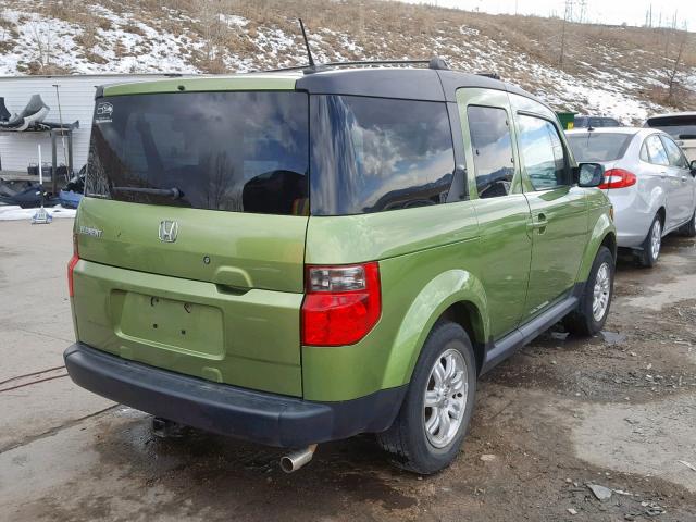 5J6YH28786L010723 - 2006 HONDA ELEMENT EX GREEN photo 4