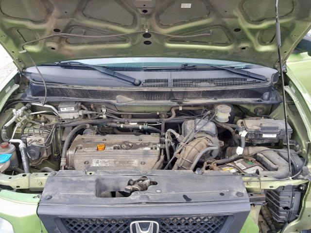 5J6YH28786L010723 - 2006 HONDA ELEMENT EX GREEN photo 7