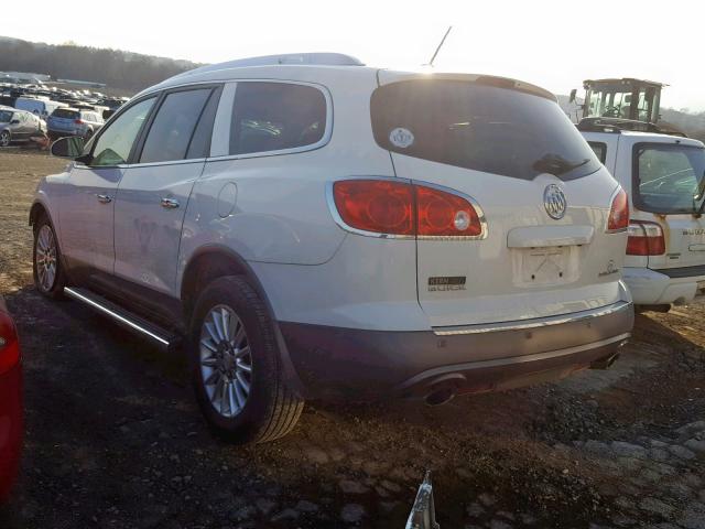5GAKRBED6CJ228591 - 2012 BUICK ENCLAVE WHITE photo 3