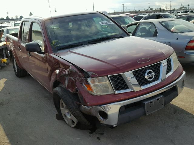 1N6AD09U38C440042 - 2008 NISSAN FRONTIER C RED photo 1