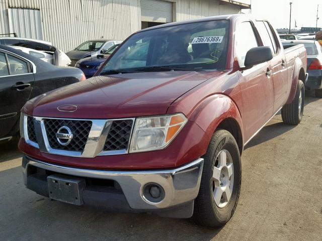 1N6AD09U38C440042 - 2008 NISSAN FRONTIER C RED photo 2