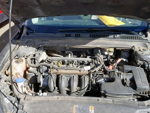 3FA6P0G79ER268714 - 2014 FORD FUSION S GRAY photo 7