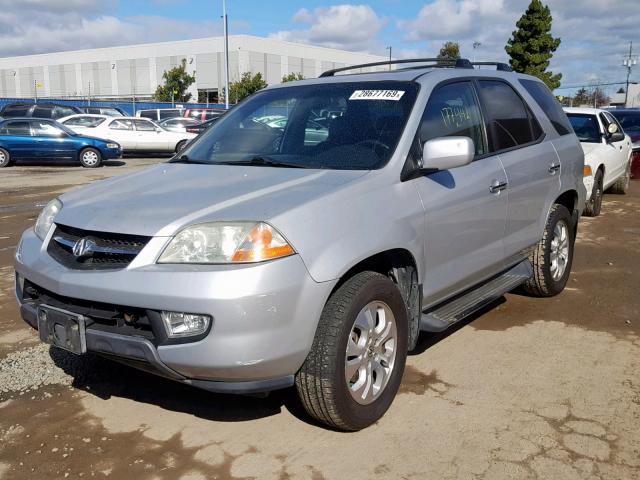 2HNYD18883H523655 - 2003 ACURA MDX TOURIN GRAY photo 2