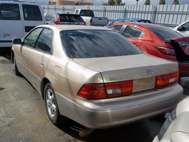 JT8BF22G5V0011580 - 1997 LEXUS ES 300 GOLD photo 3