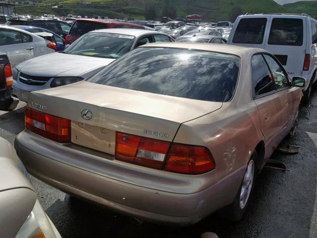 JT8BF22G5V0011580 - 1997 LEXUS ES 300 GOLD photo 4